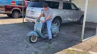 1965 Vespa VBB 150 - Running and Riding