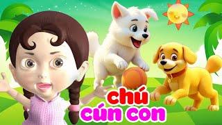 CHÚ CÚN CON  Nhạc Thiếu Nhi Remix Vui Nhộn  Gâu Gâu Gâu Nhà Em Có Chú Cún Con