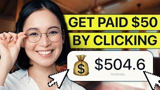 GET PAID $50 PER CLICK! *No Limit* (Make Money Online 2024)