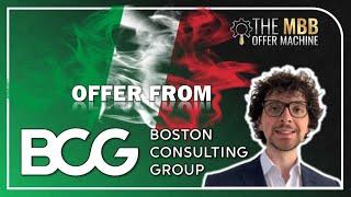 [ BCG OFFER]: Matteo made his dream happen and will join BCG | The MBB Offer Machine Experience