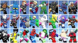 All Character Transformations in LEGO Marvel Super Heroes 1