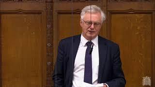 David Davis MP makes a speech responding to the Spring Budget 2024