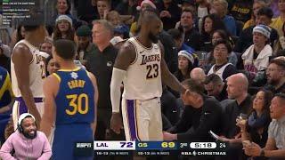 CashNasty Reacts To LAKERS at WARRIORS | FULL GAME HIGHLIGHTS | December 25, 2024