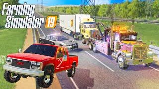 Big Rig Repo & Towing! (TLX Wreck-It) | (Roleplay) Farming Simulator 19