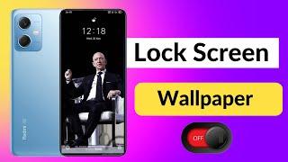 Redmi note 12 lock screen wallpaper change | Redmi note 12 5g me lock screen wallpaper kaise hataye