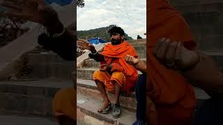 The monk sharing his thoughts | Arambh hu mai prachand hu mai #short #travellife #monks #uttrakhand