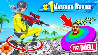 1vs1 HEADSHOT DUELL vs @Weaknezz in Fortnite Deathrun!