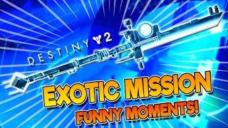 NEW Vexcalibur Exotic Mission FUNNY MOMENTS!  | Review And Legend Difficulty