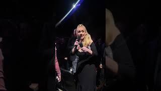 Adele interacting with fans while walking by  - Vegas 11/25