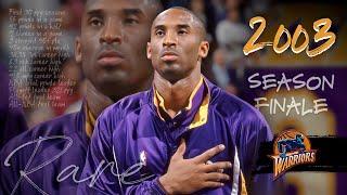 Kobe Bryant Scores 44 Pts to Average 30.0 in Last Game of Legendary 2002-03 Season | Full Highlights