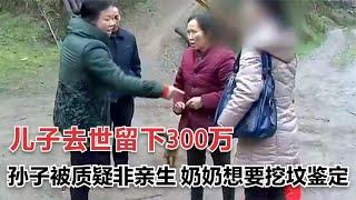 兒子去世留下300萬，四歲孫子被質疑非親生，奶奶要求挖墳鑑定