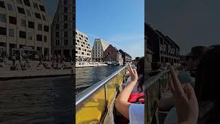 Cruise along the canals and harbour of Copenhagen Denmark 