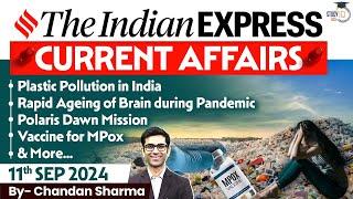 The Indian Express Newspaper Analysis | 11 September 2024 | Daily Current Affairs | By StudyIQ IAS