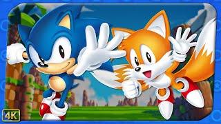 Sonic Origins Plus ⁴ᴷ Sonic the Hedgehog 100% (Sonic & Tails gameplay, All 7 Emeralds, Ultrafix)