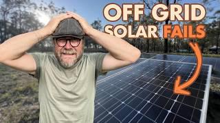 We seriously MISCALCULATED when we set up our Off Grid Solar System