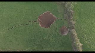 Giant sinkhole takes huge chunk of field near Magheracloone  GAA pitch