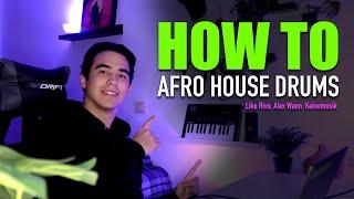 How to make UNIQUE AFRO HOUSE DRUMS (Like Rivo, Alex Wann, Keinemusik)