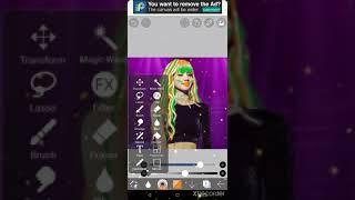 Lisa in Indian flag hair colours | inspired by Lisapple 