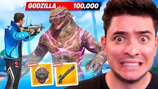 O GODZILLA CHEGOU AO FORTNITE