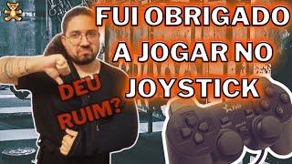 TIBIA - LESIONEI FEIO E FUI OBRIGADO A JOGAR TIBIA NO JOYSTICK - TESTE PRÁTICO USANDO JOYTOKEY!