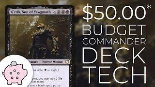 K'rrik, Son of Yawgmoth | EDH Budget Deck Tech $50 | Life Control | Magic the Gathering | Commander