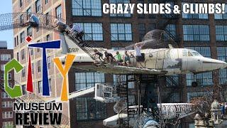 City Museum Review, St. Louis Unique Playground and Museum | Crazy Slides & Climbs!