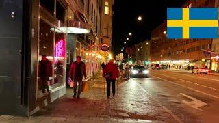 Stockholm evening walk: nightlife of Folkungagatan to Renstiernas gata. Relaxing Södermalm ambiance