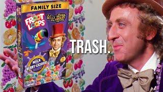 Willy Wonka Froot Loops In depth REVIEW | SUPER CEREAL SUNDAY