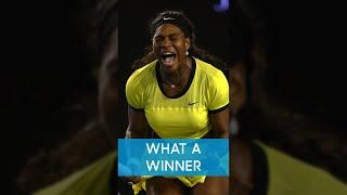 Serena Williams hits PERFECT forehand! 