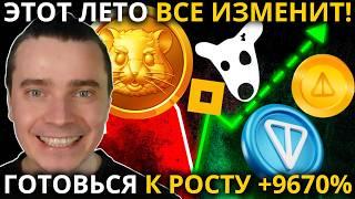 ️ЭТОТ РОСТ НА 9670% ГОТОВЯТ УЖЕ НА ЭТО ЛЕТО?! ️ TONCOIN, DOGS, NOTCOIN, HMSTR, СТИКЕРЫ И ПОДАРКИ!