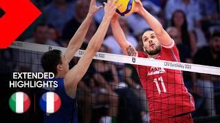 ITALY vs FRANCE I Extended Highlights I CEV EuroVolley 2023 Semi-Finals