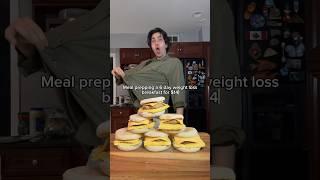 Meal prepping a 6 day weight loss breakfast for $14