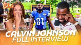 Calvin Johnson Emotional After Lions Ring Of Honor Announcement | Full Interview