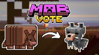 Everything About The Armadillo And WOLF ARMOR In The Minecraft Mobvote