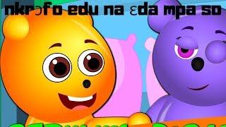 AKAN KIDS TV | Ghana Nursery Rhymes | Ten in the Bed in Twi | Ghana Kids Songs | Twi Cartoons