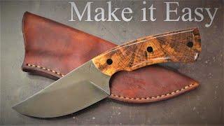 Make a knife sheath Zero to Hero