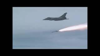 French Navy Rafale M firing an AM39 Exocet