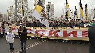Националисты прошли по Москве "Русским маршем"