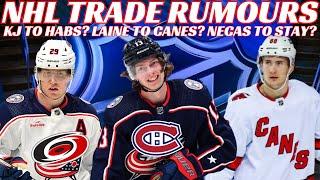 NHL Trade Rumours - Habs, CBJ, Canes Keeping Necas? Should Leafs NOT Sign Hakanpaa? Det Signs Veleno