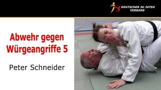 Teil 5 - Jiu-Jitsu Abwehr gegen Würgen zwischen den Beinen / Peter Schneider