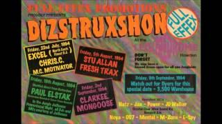 DIZSTRUXSHON: (Howden) Dj Topgroove ~ Mc's Jax/Robbie E - 22/09/94 (Topgroove's 1st ever Howden Set)