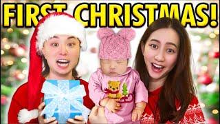 My NEWBORN BABY'S First Christmas Surprise!