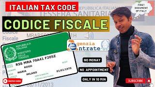 Online Italian tax code - Codice Fiscale | How to apply for Codice Fiscale | | Study in italy