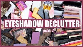 DECLUTTERING MY FAVORITE EYE SHADOW PALETTES | Part 2 | Jazzi Filipek