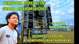 ampuh...!! ternyata seperti ini suara anak minions, ngokos audio ceksound di pantau oleh penyewa