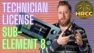 Ham Radio Technician License Prep: Sub-Element 8 (2022-2026)