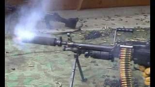 SAW 249 / Minimi Silencer test - 240 rounds in a single burst
