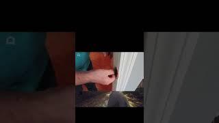 how to fix  a rattling door and how to fix a dent in a carpet.#diy