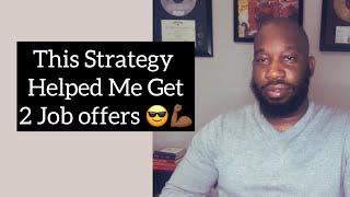 I received 2 tech sales job offers using this interview strategy.