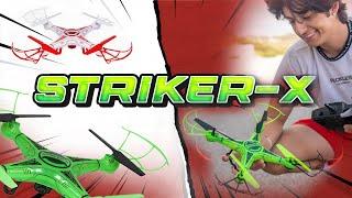 Striker-X Spy Drone and Glow-In-The-Dark Quadcopter with HD camera only by World Tech Toys